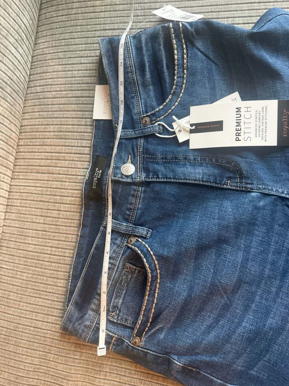 Royalty For Me Premium Stitch Advanced Stretch Women's Jeans Size 10 - Picture 7 of 7